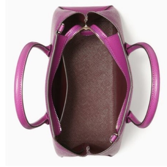 Kate Spade 2 piece Baja Rose Satchel/crossbody and wallet with silver chain - Picture 8 of 10